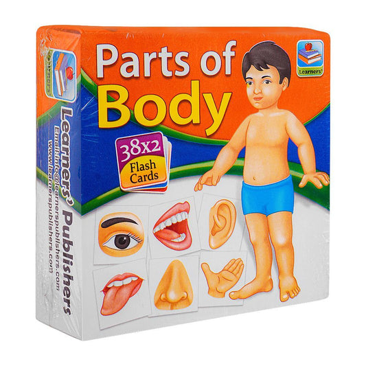 Flash Cards Small Parts Of Body - DENIMS - Board Games - 