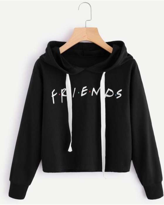 Friends black Hoodie For women - DENIMS - Hoodies & Sweatshirts - 