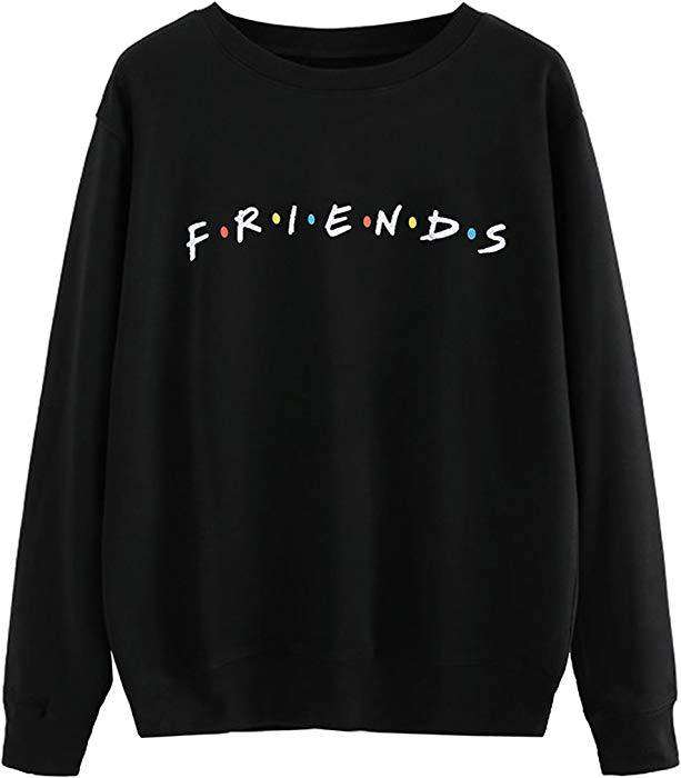 FRIENDS printed black sweatshirt - DENIMS - Hoodies & Sweatshirts - 