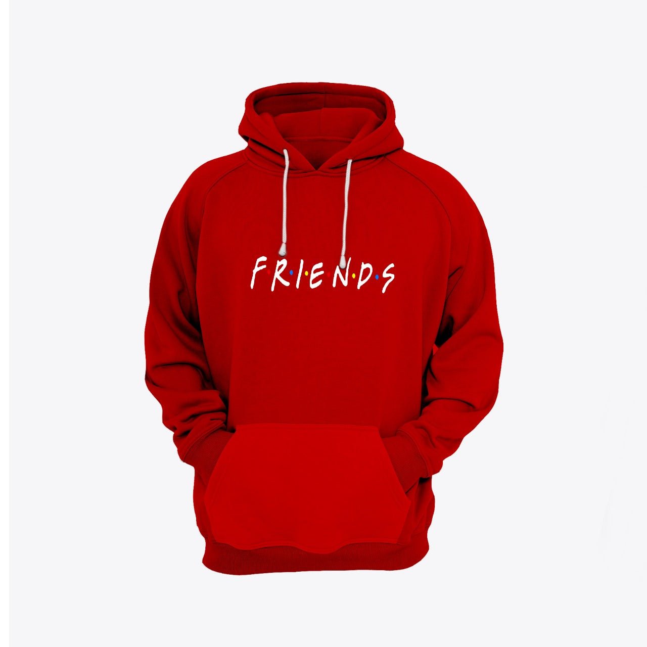 Friends Printed Fleece Full Sleeves Pull Over Hoodie For Men And Women - DENIMS - Hoodies & Sweatshirts - 