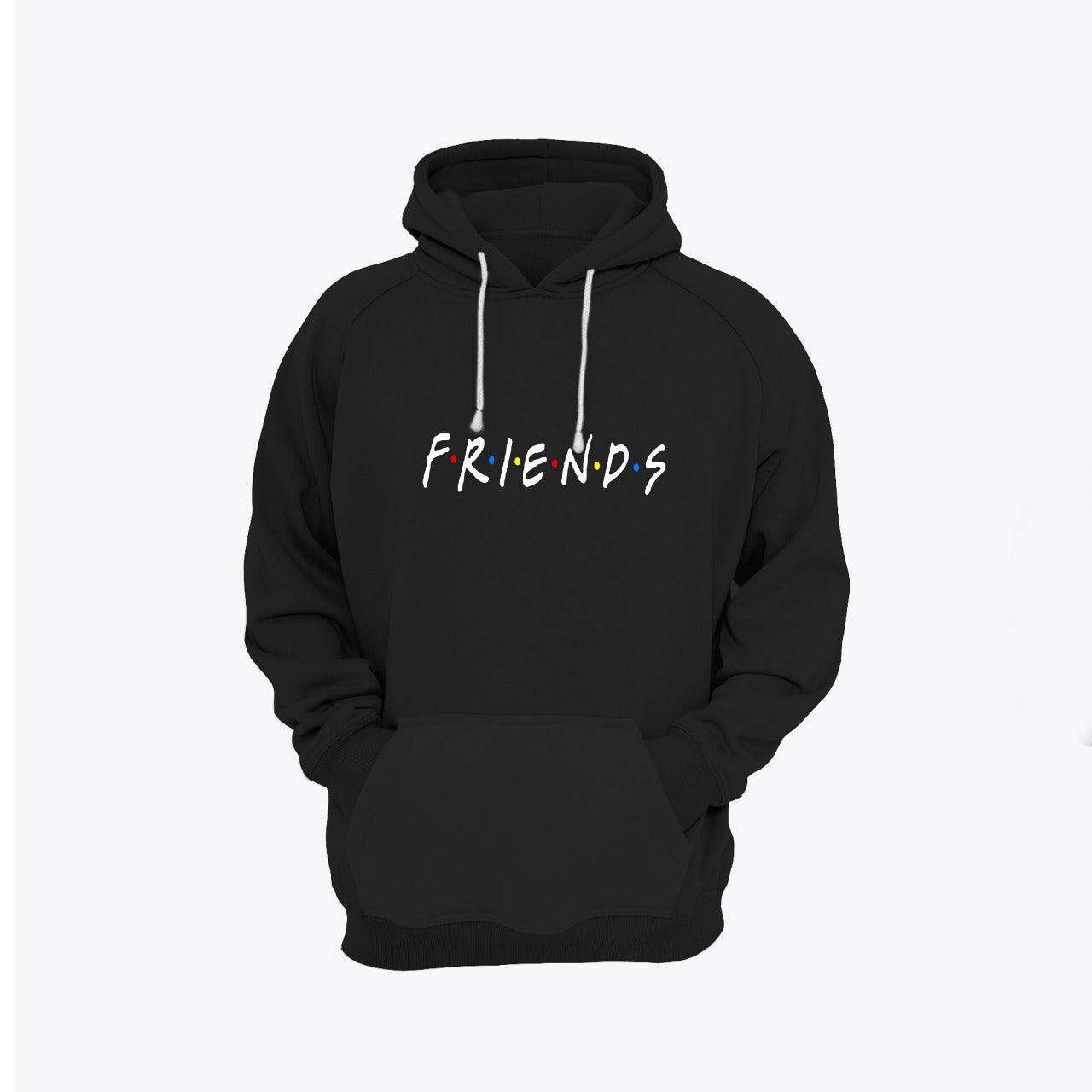 Friends Printed Fleece Full Sleeves Pull Over Hoodie For Men And Women - DENIMS - Hoodies & Sweatshirts - 