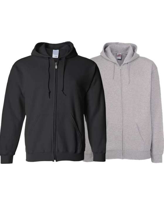 Grey and Black Zipper hoodie for Men and women - DENIMS - Hoodies & Sweatshirts - 