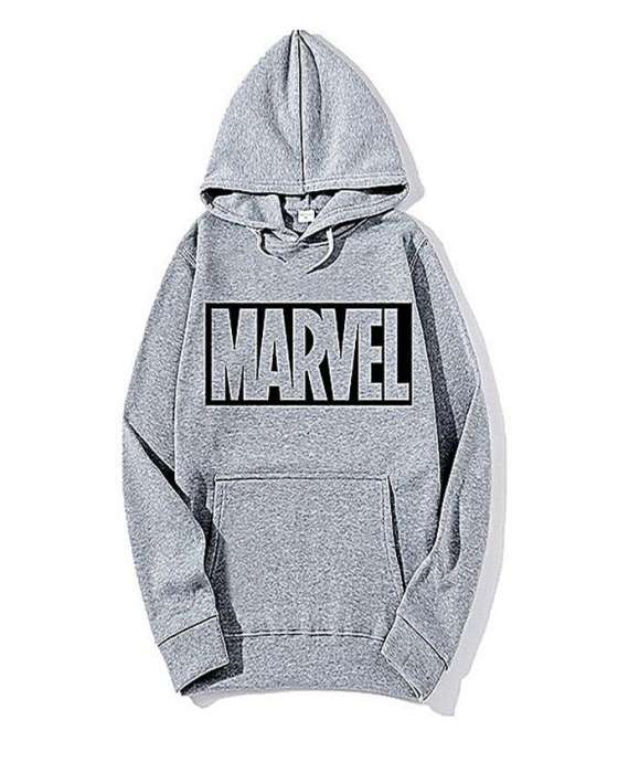 Grey marvel hoodie for womens - DENIMS - Hoodies & Sweatshirts - 