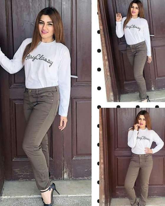 GREY STAY CLASSY SWEATSHIRT FOR womens - DENIMS - Hoodies & Sweatshirts - 