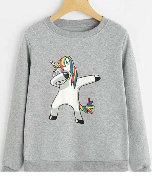 GREY UNICORN DAP SWEATSHIRT FOR womens - DENIMS - Hoodies & Sweatshirts - 