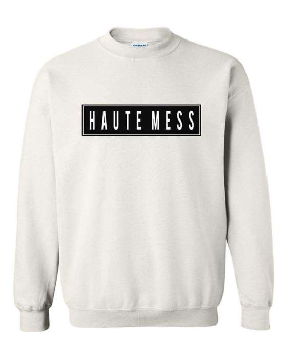 Haute Mess Sweatshirt - DENIMS - Hoodies & Sweatshirts - 