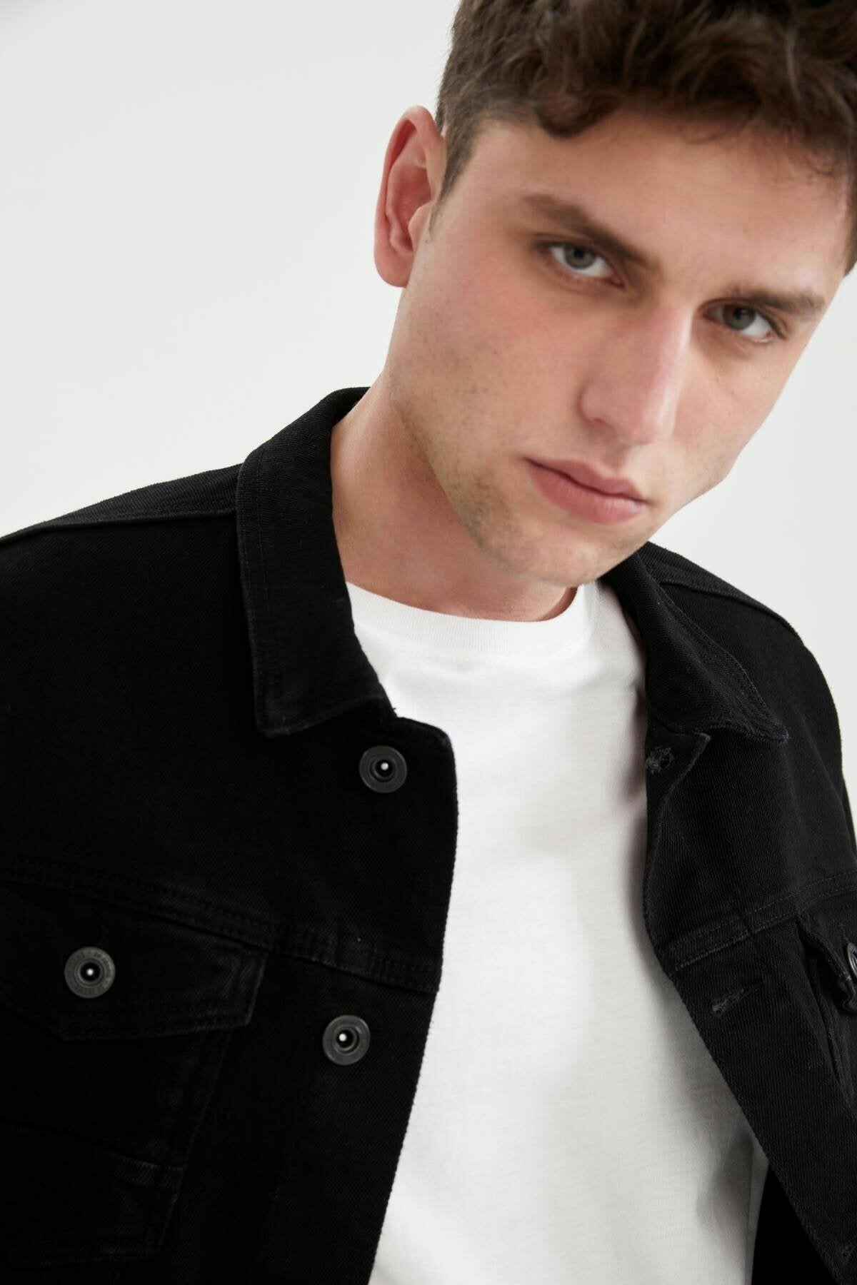 HB Mens Denim Jacket Stretchable Fine Lycra - DENIMS - Denim Jacket - 