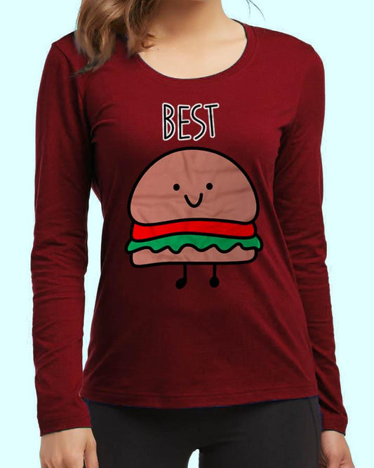 High Burger New Fashion Red Quality High Printed Design High Quality Full t - Shirt - DENIMS - Tops & T - Shirts - 