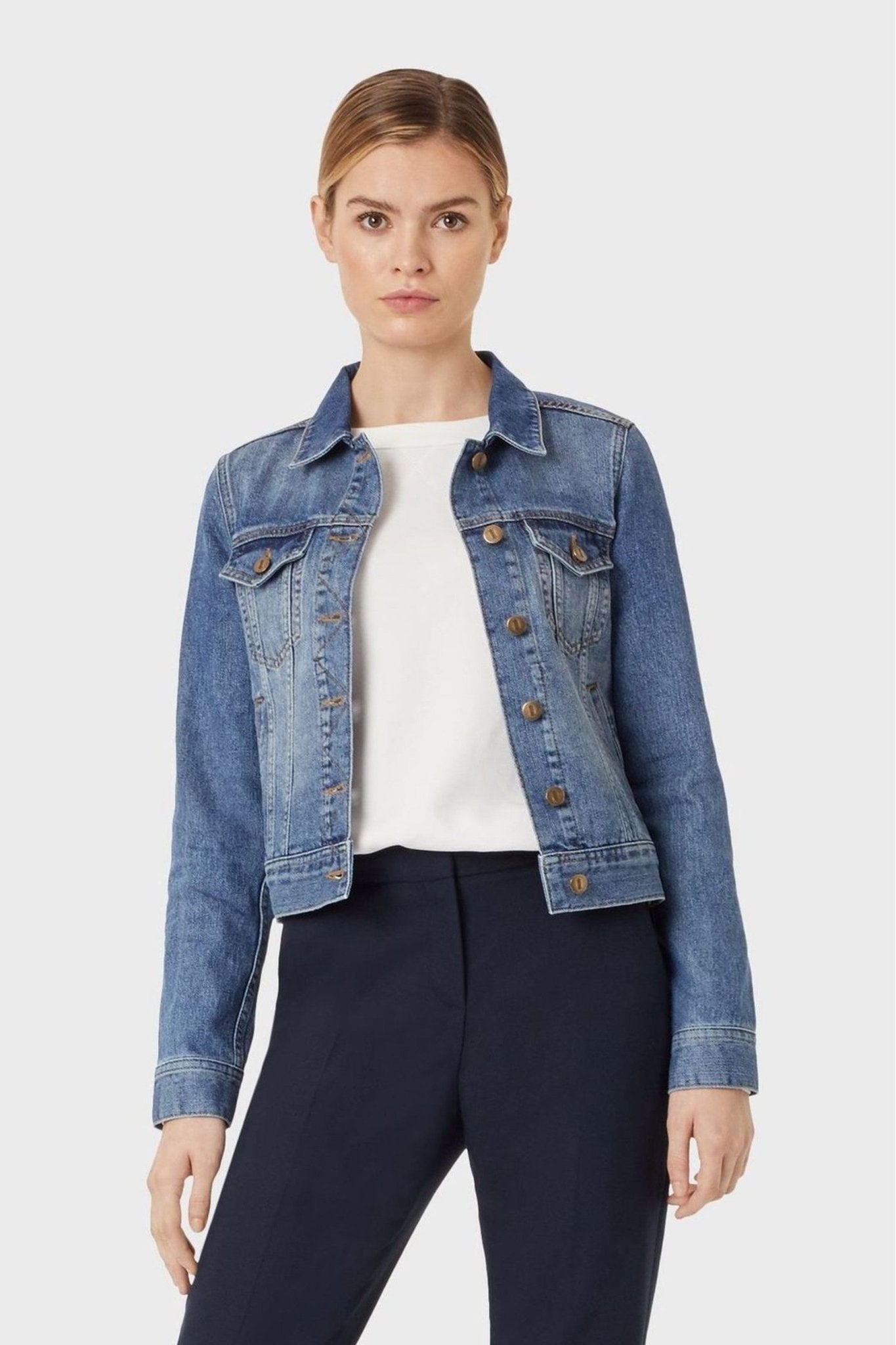Hobbs Blue Mariam Jacket - DENIMS - Denim Jackets - 