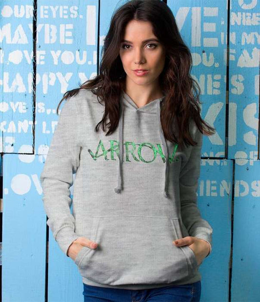 Hoodie For Women Arrow Logo Printed Womens Hoodie - DENIMS - Hoodies & Sweatshirts - 