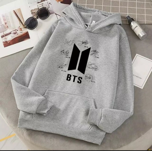 Hoodie Trendy Stylish Casual Fashionable Sign Bts Of Seven Members - DENIMS - Hoodie & Sweatshirt - 