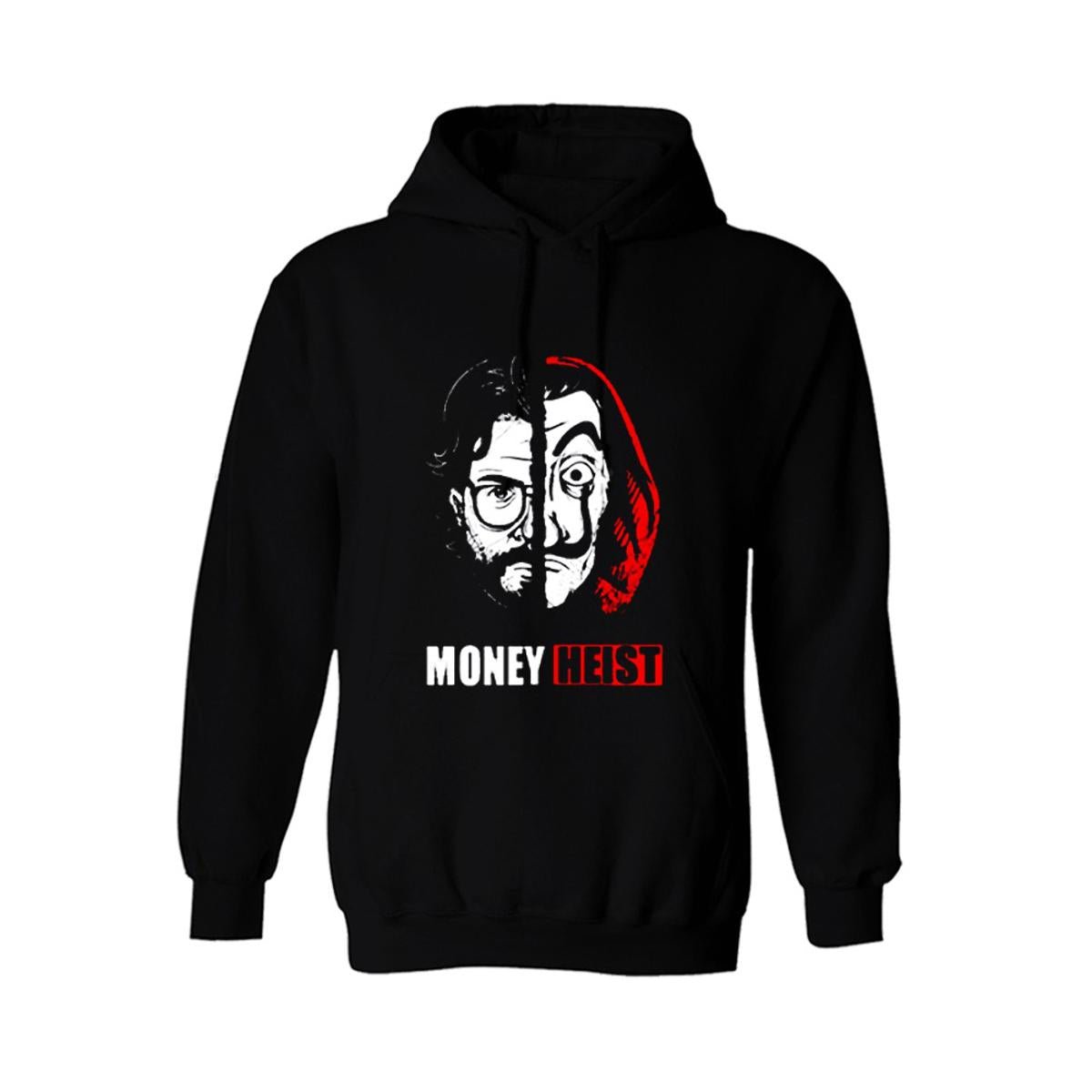 Hoodie Trendy Stylish Money Heist print kangroo hoodie For Men N Boys - DENIMS - Hoodie & Sweatshirt - 