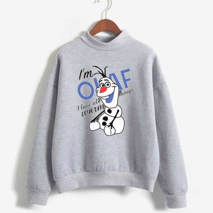 I m OLAF Design Full Fleece Sweat Shirt Excellent Quality - DENIMS - Hoodies & Sweatshirts - 