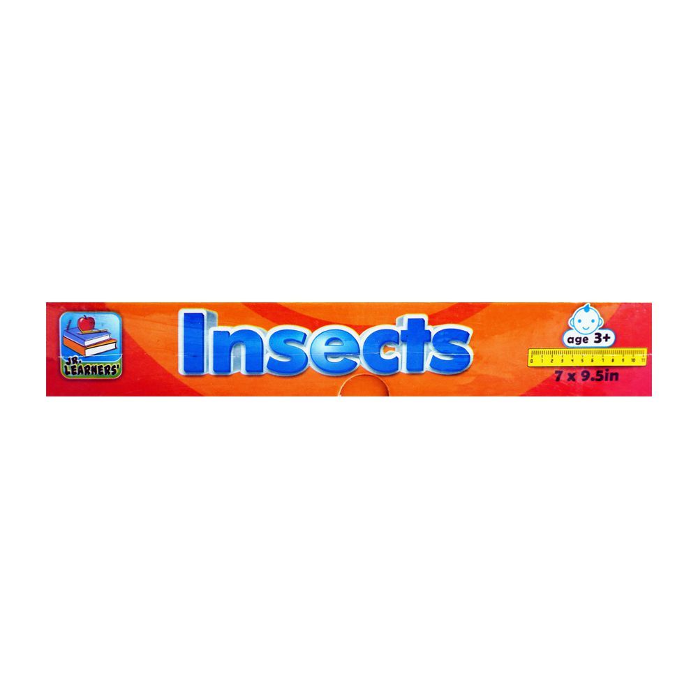 Jr. Learners Flash Card With Pictures Large Insects, For 3+ Years - DENIMS - Educational Toys - 