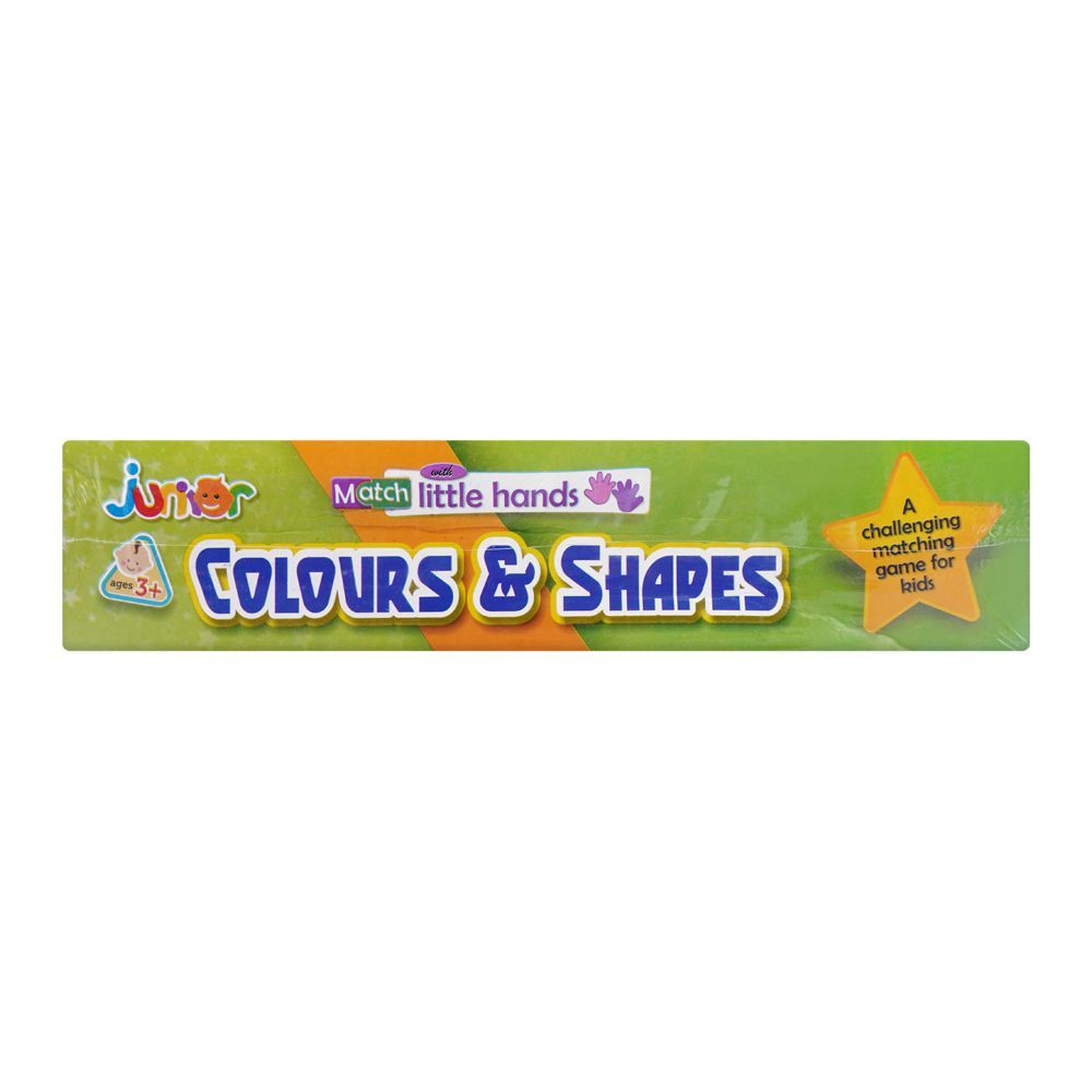Junior Match With Little Hands, For 3+ Years, Colours & Shapes - DENIMS - Educational Toys - 