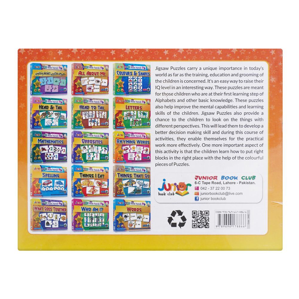 Junior Match With Little Hands, For 3+ Years, What Goes Together - DENIMS - Educational Toys - 