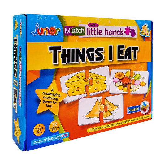 Junior Match With Little Hands Things I Eat - DENIMS - Board Games - 