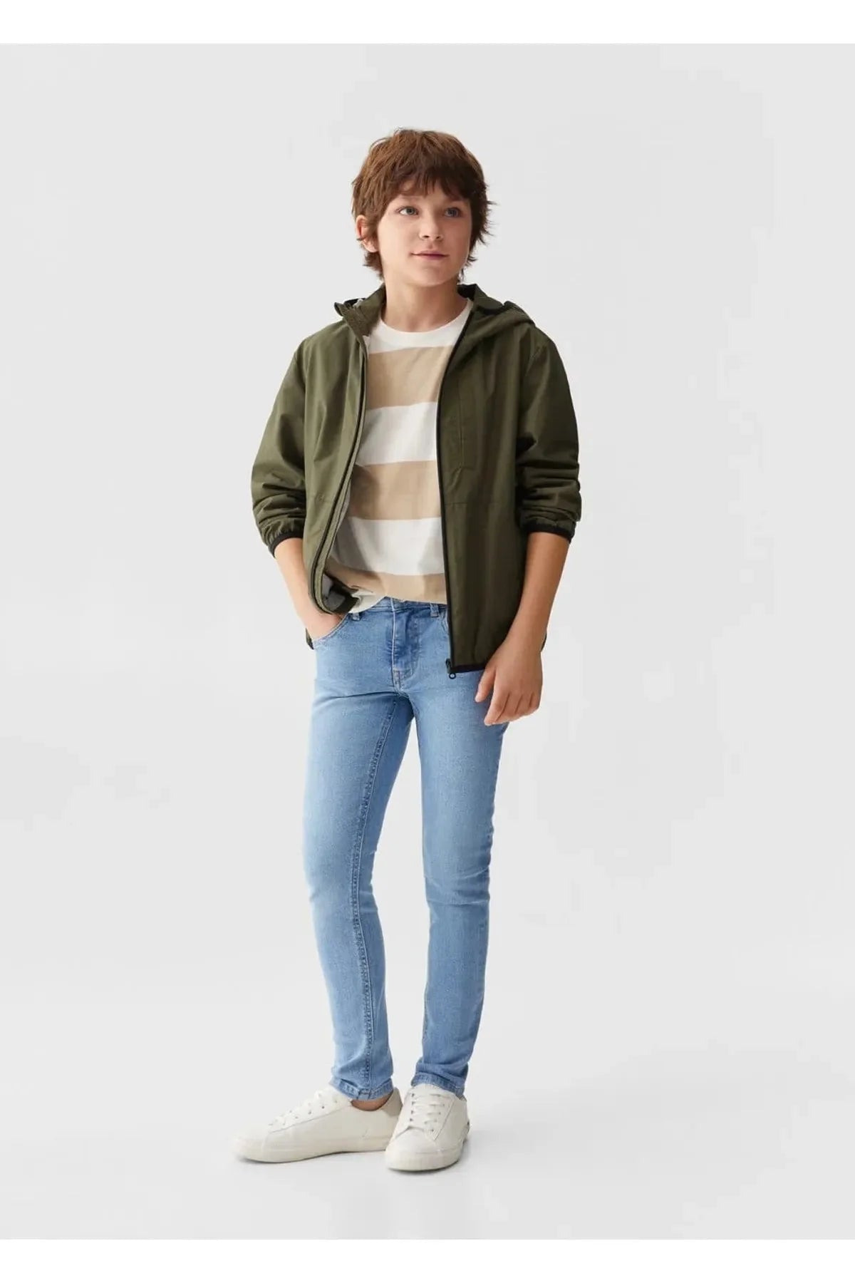 Kids Cotton Skinny Jeans Trousers For Boys - DENIMS - Boys Jeans - 