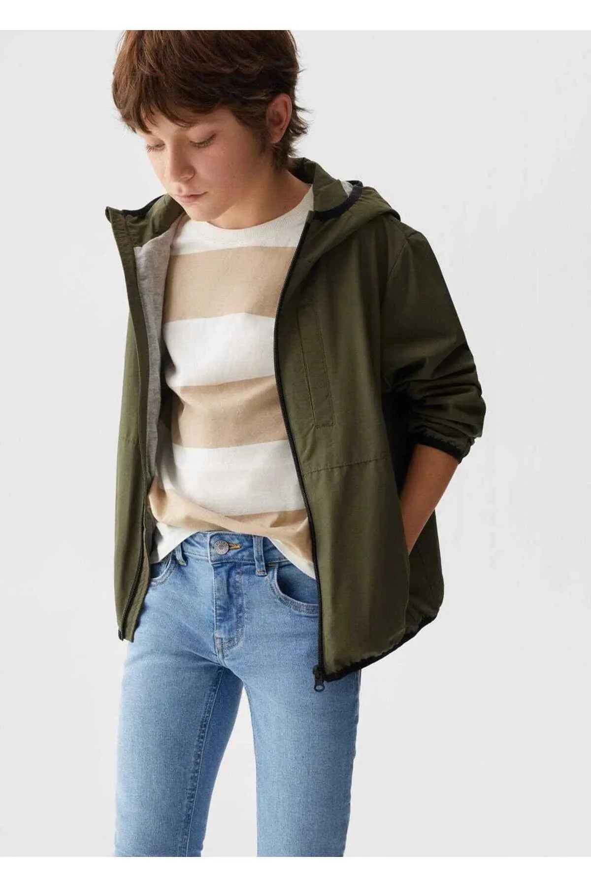 Kids Cotton Skinny Jeans Trousers For Boys - DENIMS - Boys Jeans - 