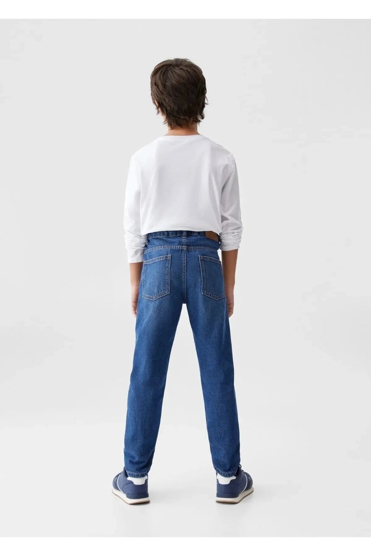 Kids Decorative Ripped Dad Jean - DENIMS - Boys Jeans - 