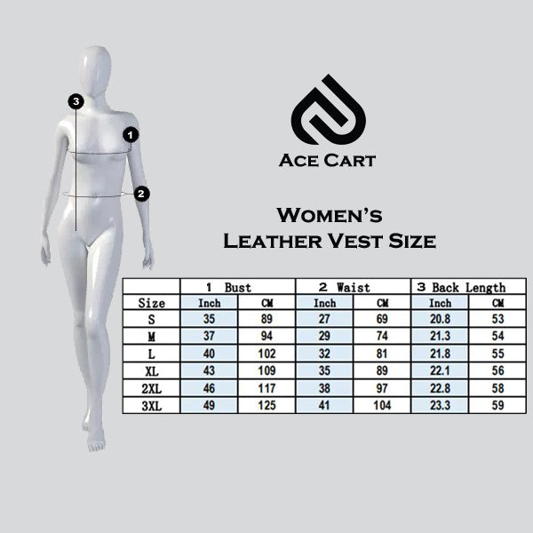 Ace Caramel Women's Genuine Leather Vest