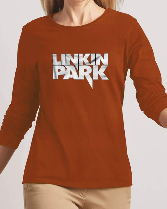 Linkin Park New Fashion Red High Graphic Round Neck T - shirt - DENIMS - Tops & T - Shirts - 