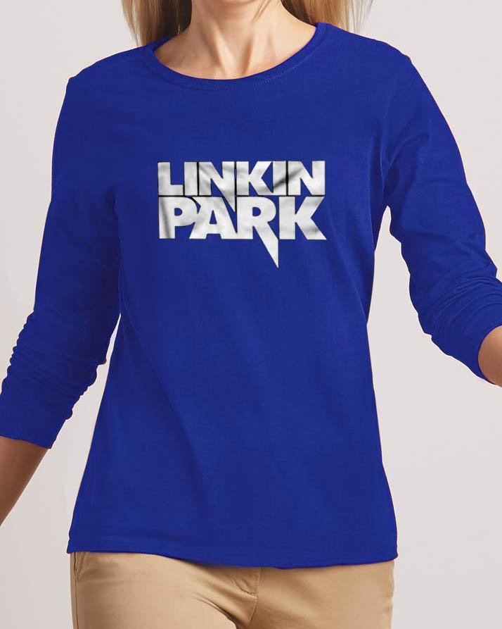 Linkin Park New Fashion Royal High Graphic Round Neck T - shirt - DENIMS - Tops & T - Shirts - 