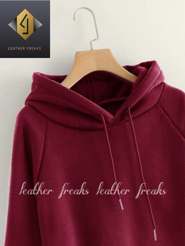 LIve Laugh Love Printed Fleece Full Sleeves Pull Over Hoodie For Women - DENIMS - Hoodies & Sweatshirts - 