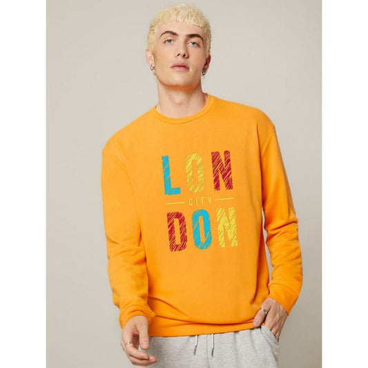 London City Printed Fleece Full Sleeves Pull Over Hoodie For Men & Women - DENIMS - Hoodie & Sweatshirt - 