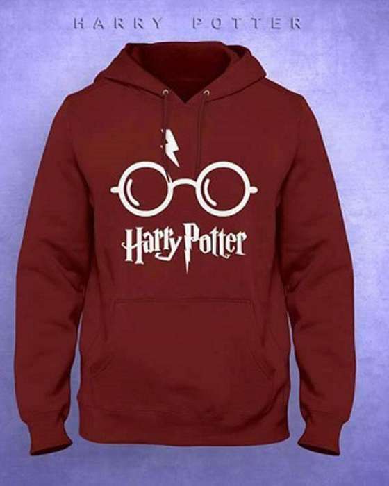 MAROON HARRY POTTER HOODIE FOR womens - DENIMS - Hoodies & Sweatshirts - 