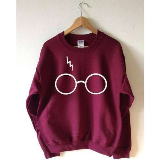 maroon harry potter sweatshirt for women - DENIMS - Hoodies & Sweatshirts - 