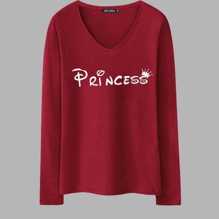 MAROON LADIES PRINTED T SHIRT - DENIMS - Hoodies & Sweatshirts - 