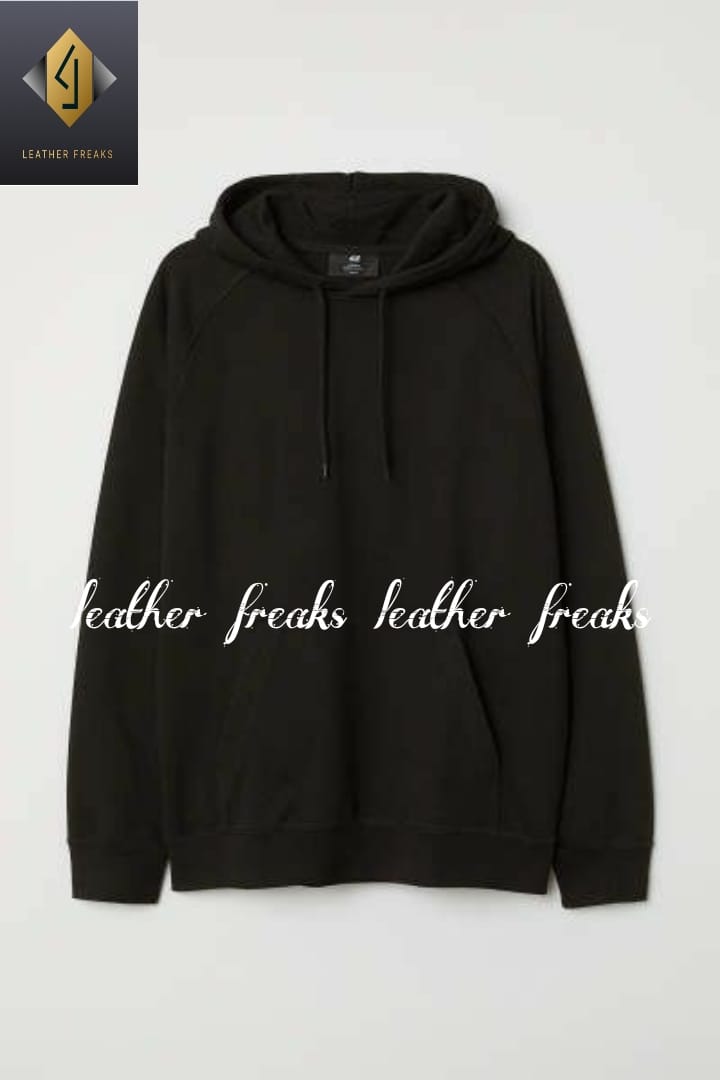 Marshmallow Black Fleece Full Sleeves Pull Over Hoodie - DENIMS - Hoodies & Sweatshirts - 