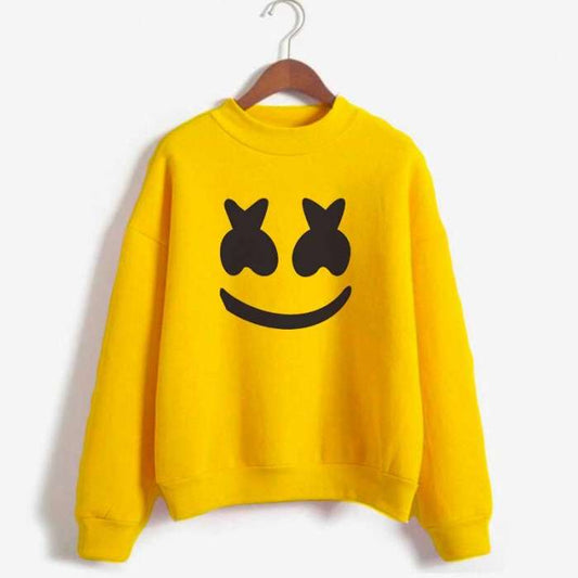 Marshmallow Yellow Sweatshirt For Women - DENIMS - Hoodies & Sweatshirts - 