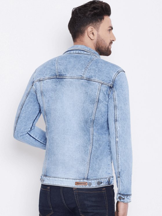 Mens Denim Jacket Light Blue - DENIMS - Denim Jacket - 