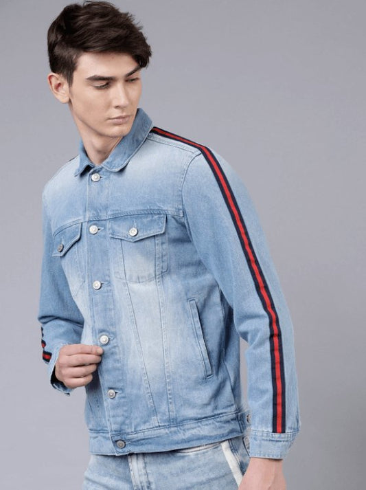 Mens Denim Jacket Light Blue - DENIMS - Denim Jacket - 