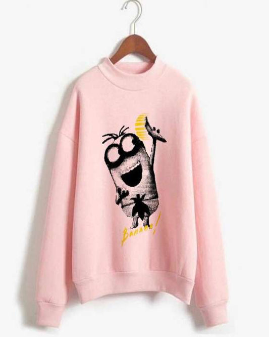 MINIONS Printed Sweat Shirt For womens - DENIMS - Hoodies & Sweatshirts - 