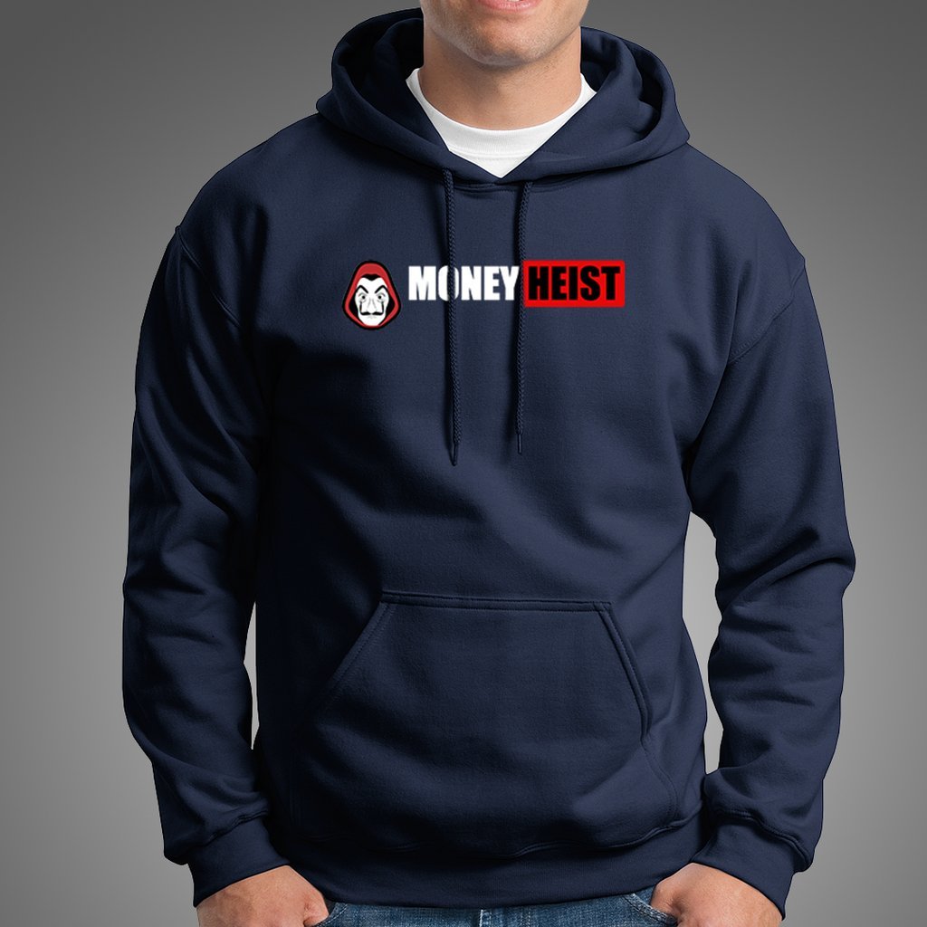 Money Heist Fleece hoodie for Men - DENIMS - Hoodie & Sweatshirt - 