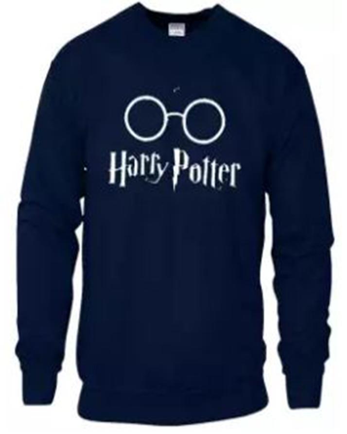 Navy blue Sweat Shirt Harry Potter Sweat Shirt For Unisex - DENIMS - Hoodie & Sweatshirt - 