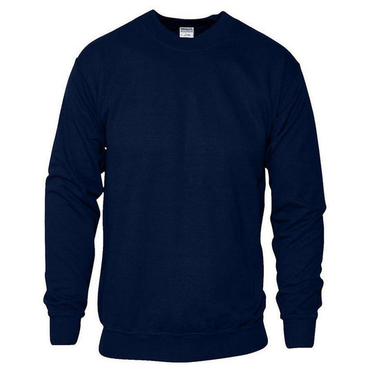 Navy Blue Winter Sweatshirt For Men - DENIMS - Hoodie & Sweatshirt - 