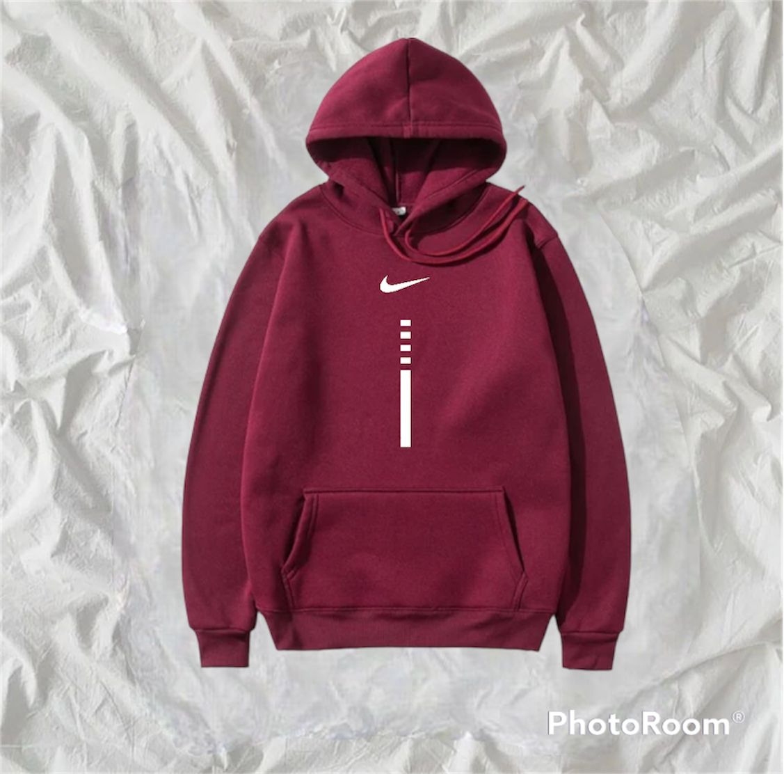 New Trendy Design Printed Fleece Full Sleeves Pull Over Hoodie - DENIMS - Hoodie & Sweatshirt - 