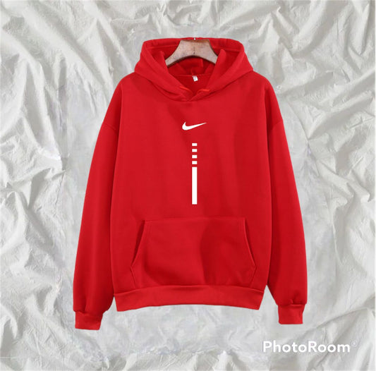 New Trendy Design Printed Fleece Full Sleeves Pull Over Hoodie - DENIMS - Hoodie & Sweatshirt - 