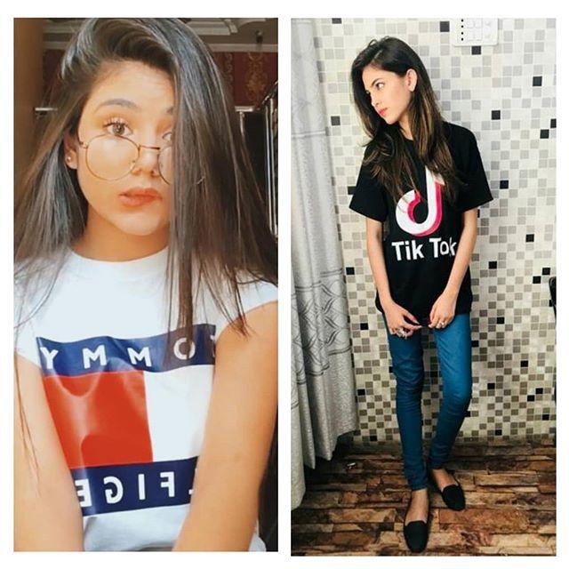 Pack Of 2 - Black and White Tik Tok Printed T - Shirts For - DENIMS - Tops & T - Shirts - 