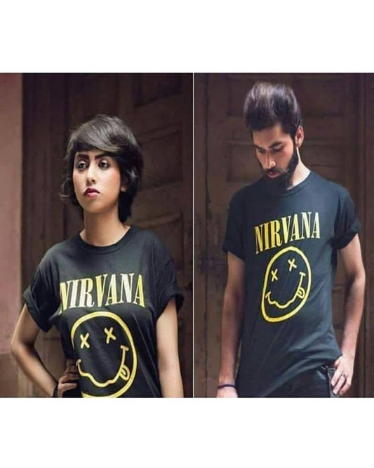 Pack Of 2 - Black Cotton Printed TShirt For Women - DENIMS - Tops & T - Shirts - 