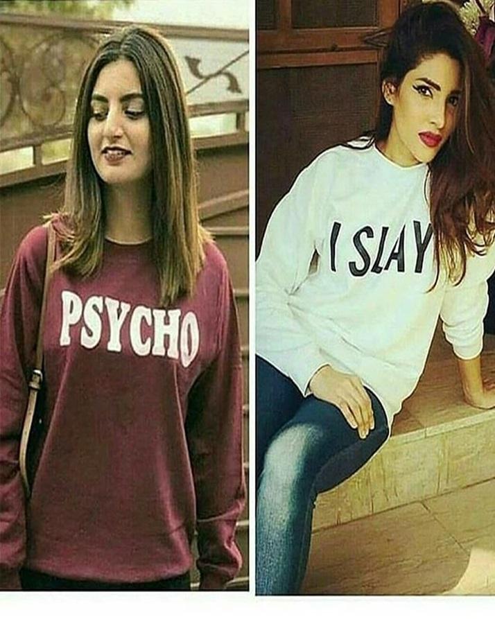 Pack Of 2 - Maroon and White Cotton Printed T - Shirts For Women - DENIMS - Tops & T - Shirts - 