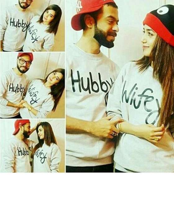PACK OF 2 WHITE HUBBY and WIFE SWEATSHIRT - DENIMS - Hoodies & Sweatshirts - 