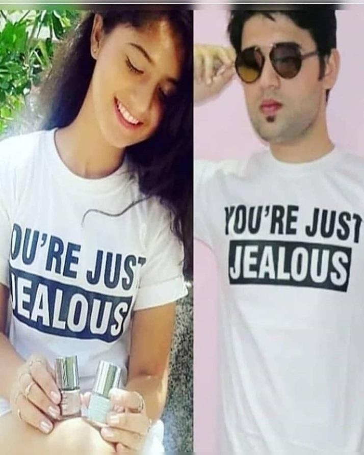 Pack Of 2 - White You Just Jelous Printed T - Shirts For Couple - DENIMS - Tops & T - Shirts - 