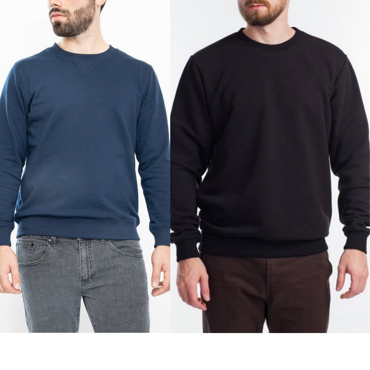Pack of 2 Winter Sweatshirts For Men - DENIMS - Hoodie & Sweatshirt - 