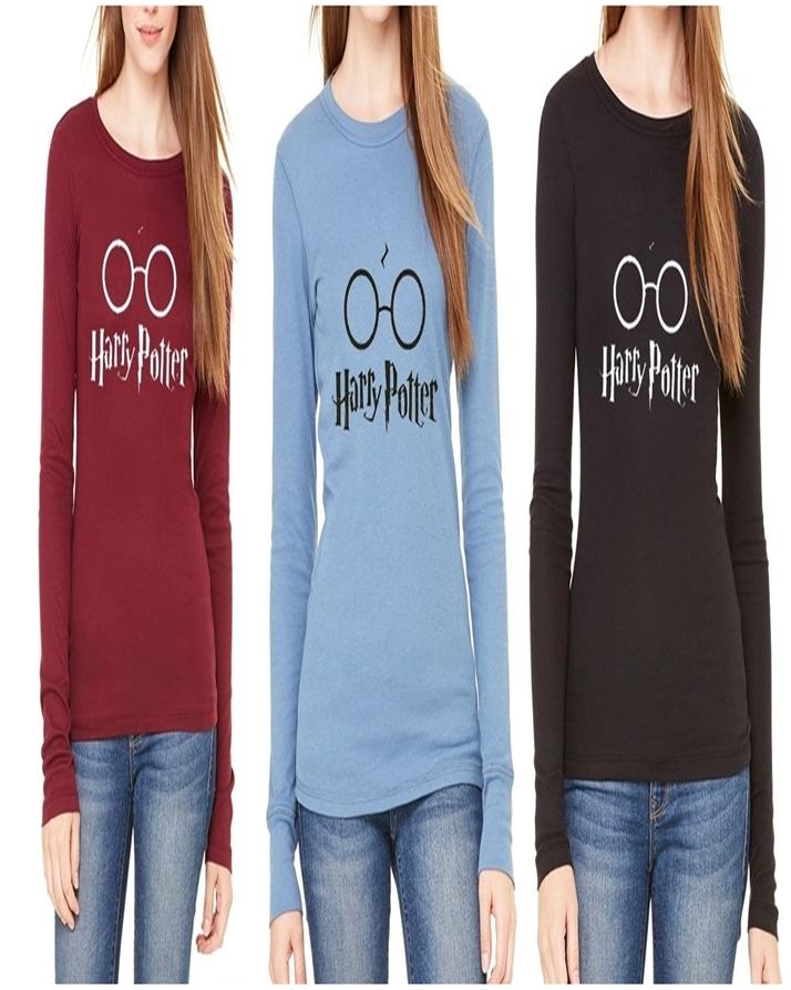 Pack Of 3 - Multicolor Cotton Printed Tshirt For Women - DENIMS - Tops & T - Shirts - 