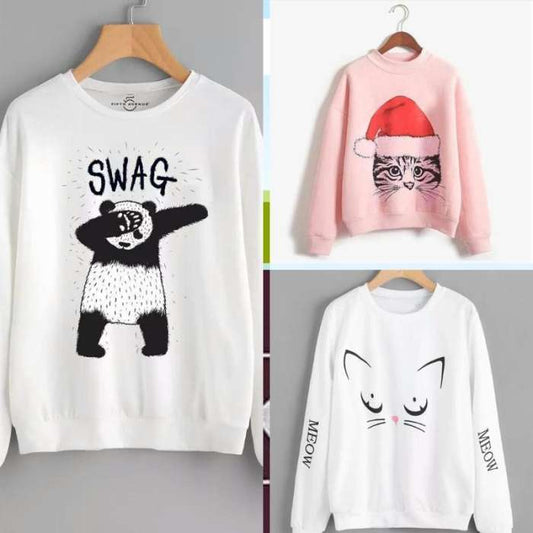 Pack of 3 Womens Sweatshirt WB - DENIMS - Hoodies & Sweatshirts - 